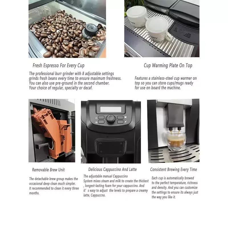 Generic Fully Automated Coffee Machine 2L ME-715