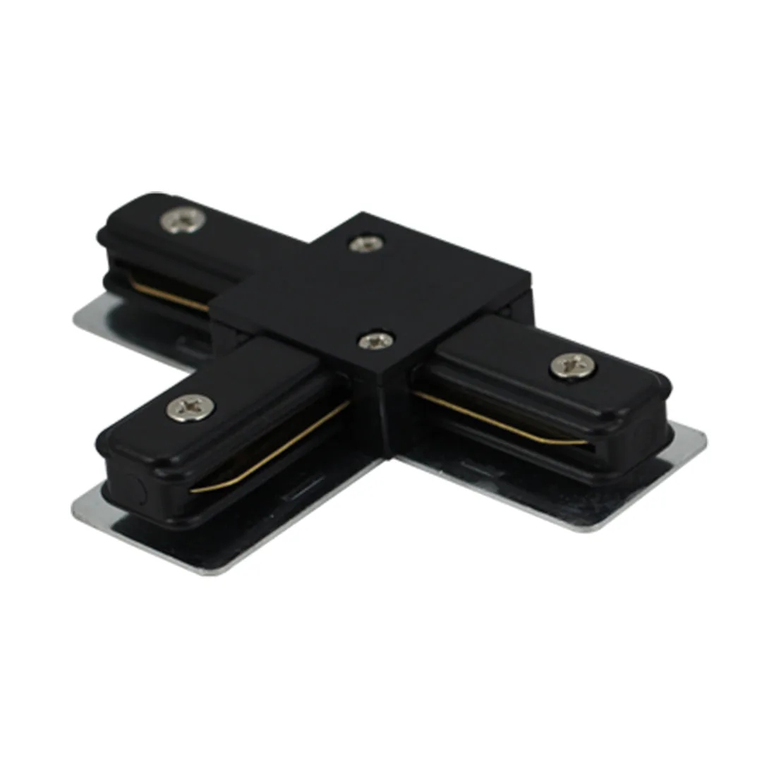 Tronic Black Tracklight Connector with 2 Wires