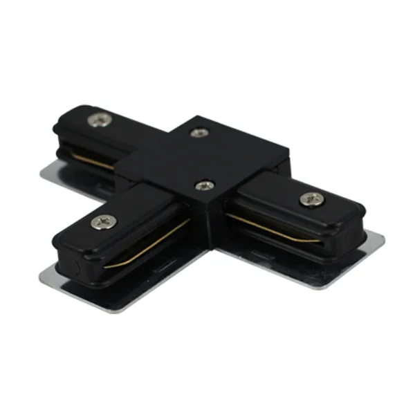 Tronic Black Tracklight Connector with 2 Wires