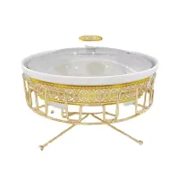 Nadstar Chafing Dish for Buffet Stoves Made of Ceramic Soup Pot Porcelain Food Serving 236-61