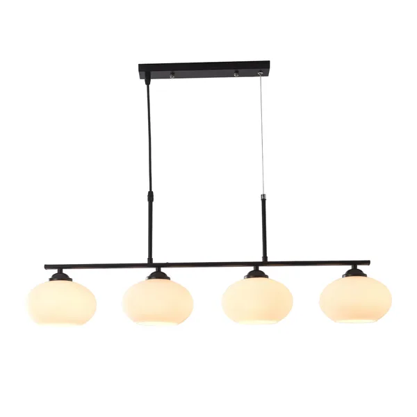 Tronic Black and White 4-Light Linear Pendant