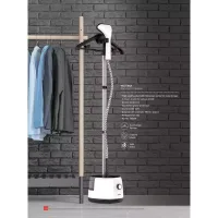 Nikai Garment Steamer 1.8L Tank Suit Hanger 1600W NGS566A Overheat Fuse Protection 2 Steam Levels Adjustable Telescopic Poles