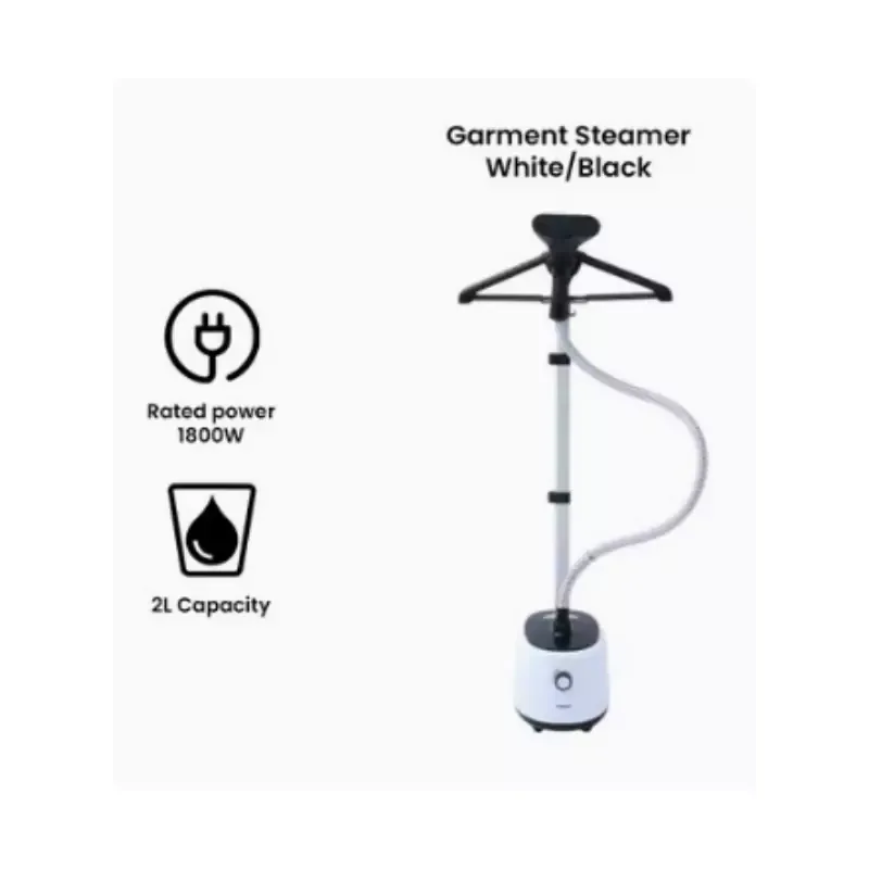 Nikai Garment Steamer 1.8L Tank Suit Hanger 1600W NGS566A Overheat Fuse Protection 2 Steam Levels Adjustable Telescopic Poles