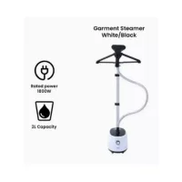 Nikai Garment Steamer 1.8L Tank Suit Hanger 1600W NGS566A Overheat Fuse Protection 2 Steam Levels Adjustable Telescopic Poles