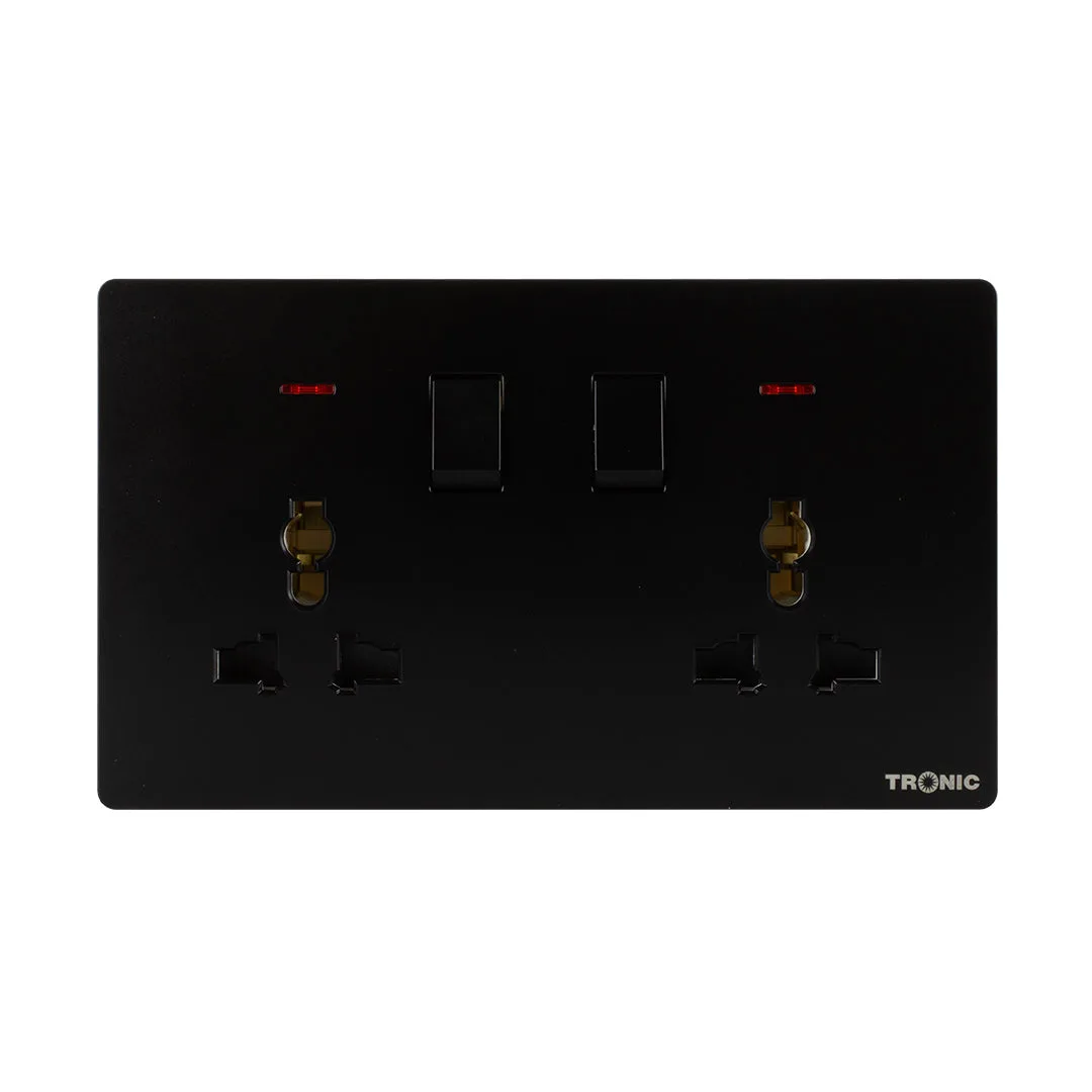 Tronic Universal Switch Socket Twin