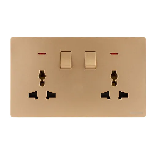 Tronic Universal Switch Socket Twin