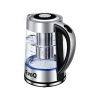 EvoQ Kettle 1.8L - Power 220-240V, 50/60Hz, 1500W, Features Automatic/Manual Switch Off, Button, EKT - 18MG