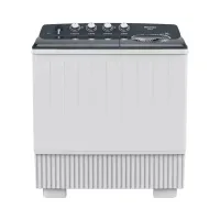 Hisense Washing Machine 6kg Manual, Twin Tub, Rust Proof, Plastic Body, Low Noise, White WSTF203