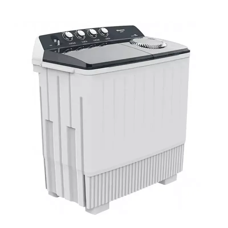 Hisense Washing Machine 6kg Manual, Twin Tub, Rust Proof, Plastic Body, Low Noise, White WSTF203