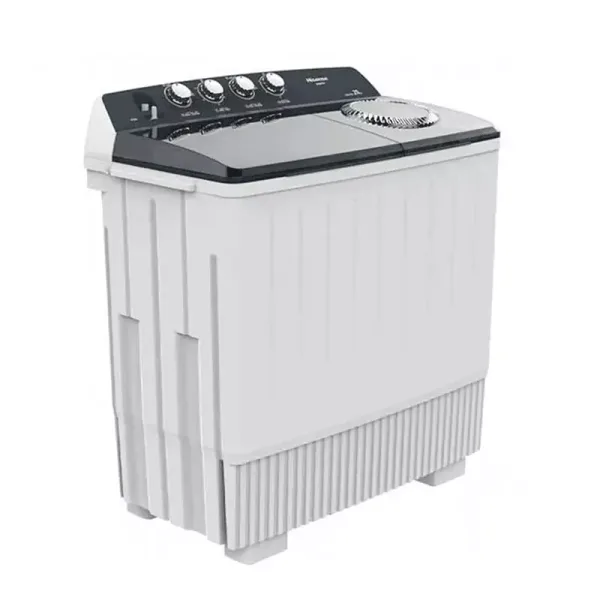 Hisense Washing Machine 6kg Manual, Twin Tub, Rust Proof, Plastic Body, Low Noise, White WSTF203