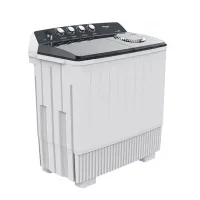 Hisense Washing Machine 6kg Manual, Twin Tub, Rust Proof, Plastic Body, Low Noise, White WSTF203