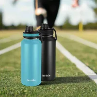 Decakila Vacuum Bottle 900ml Bottle BPA Free Water Bottle Reusable Insulated Stainless Steel Kmtt027b