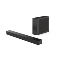Hisense Home Theatre 2.1ch 240W Max Audio Power, Soundbar with Wireless Subwoofer, Immersive Surround Sound, One Remote, Double Enjoyment HS2100