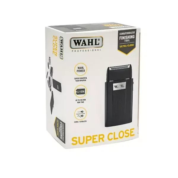 Wahl Super Close Shaver Ultra‑Fine Foil Lithium‑Ion Cordless 3025520