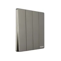 Tronic Grey Four Gang Two Way Switch
