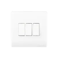 Tronic 3 Gang 1 Way Switch Standard