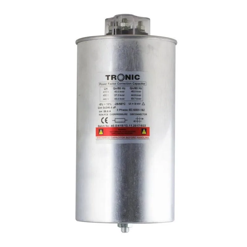 Tronic Capacitor Cylindrical 50KVAR