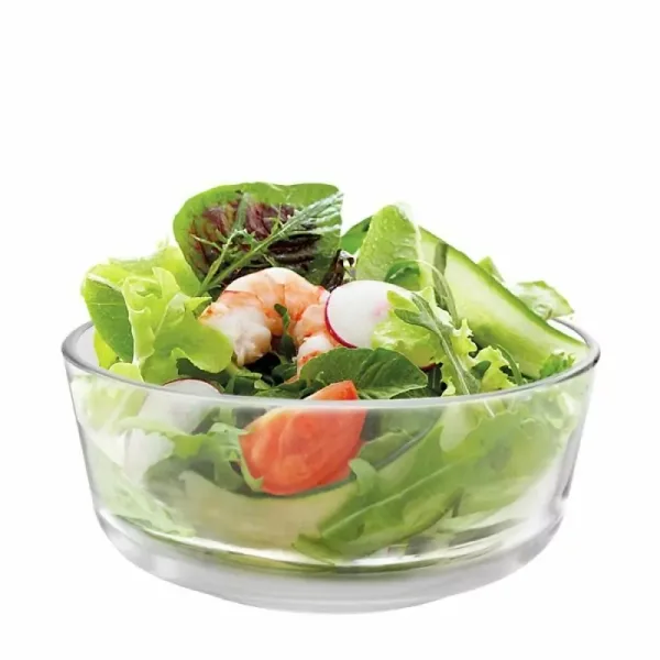 Ocean Assurance Bow 1Pc 5.75" � Elegant Clear Glass Serving Bowl for Desserts, Salads & Snacks 1p00724