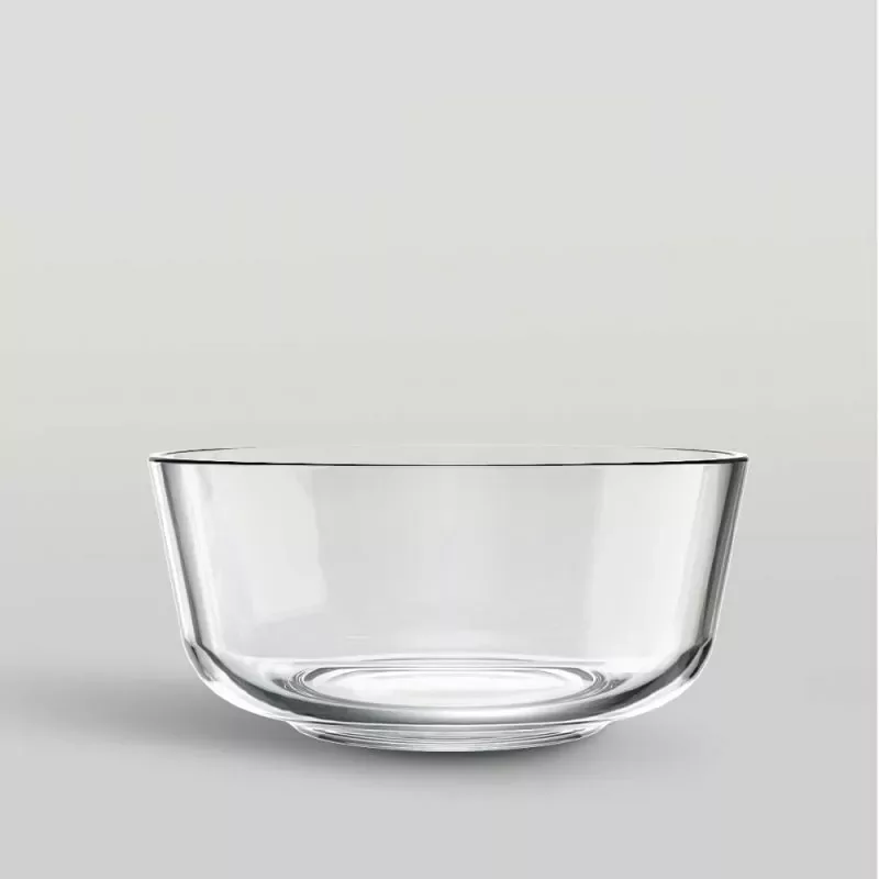Ocean Assurance Bow 1Pc 5.75" � Elegant Clear Glass Serving Bowl for Desserts, Salads & Snacks 1p00724