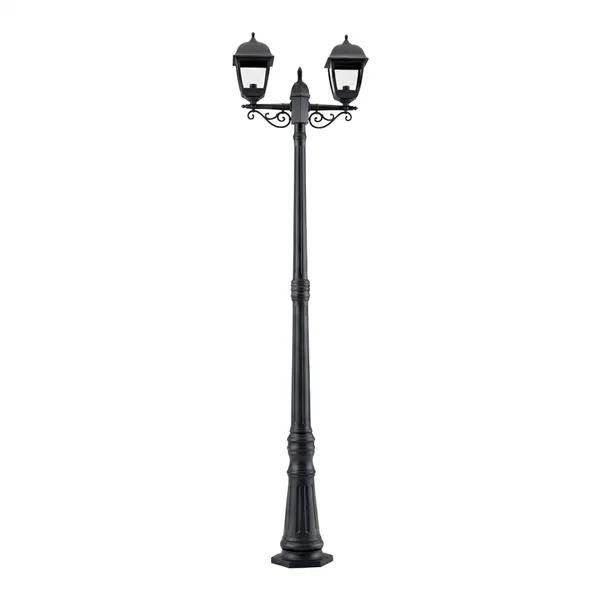Tronic Twin Head Garden Post Light - E27 IP44