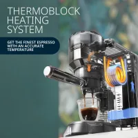 Delonghi Dedica Style Manual Barista Espresso Machine, Cappuccino, Milk Frother, Black EC685.BK