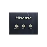 Hisense Water Dispenser 3.4L with Refrigerator, Hot & Cold Push Button, Black & Khaki Combo H85WDTP2S1DR