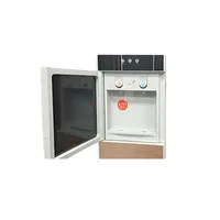 Hisense Water Dispenser 3.4L with Refrigerator, Hot & Cold Push Button, Black & Khaki Combo H85WDTP2S1DR