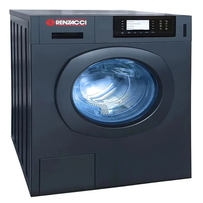 Renzacci High-Speed Commercial Washing Machine, 8kg Industrial Front-Load Washer, DigiMax Technology Professional Laundry Equipment WRX8