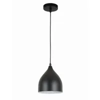 Tronic Small Black Dome Pendant