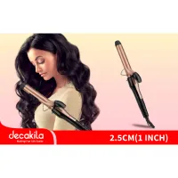 Decakila Hair Curling Tong Ceramic Coated Led Indicator Light 34w Kehs015w 200�c max temperature 1.8m cord length 360� swivel cord with red light