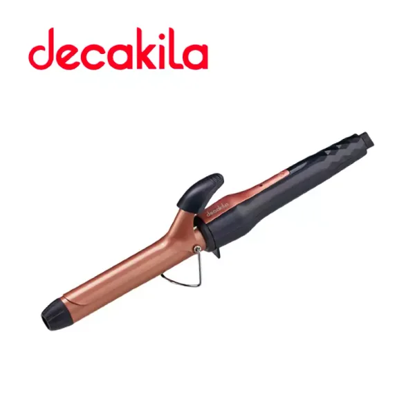 Decakila Hair Curling Tong Ceramic Coated Led Indicator Light 34w Kehs015w 200�c max temperature 1.8m cord length 360� swivel cord with red light