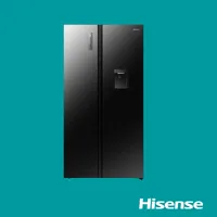 Hisense Refrigerator 529L Side by Side Doors, Digital Temperature Control, Inox RS5P558NMSN