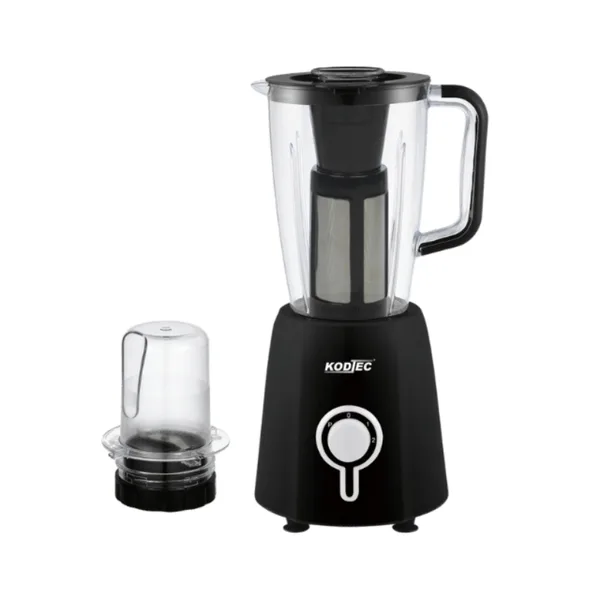 Kodtec 4-in-1 Multi-Function Blender - 1000W Powerful Motor, 2.0L Large Capacity Jar, Grinding, Mixing, Blending & Juicing Solution, Heavy Duty Kitchen Blender KT-4012BL