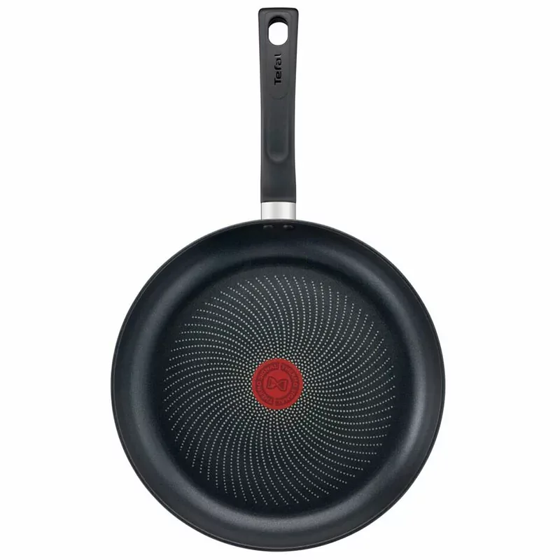 Tefal Total Frypan 32cm Nonstick Induction G1520844 aluminium material heat indicator thermo signal titanium coating made in france
