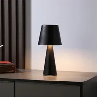 Tronic Luxury USB Rechargeable Touch Table Lamp RGB Color