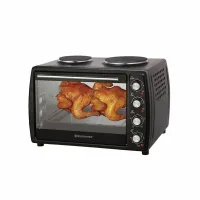 Westpoint Mini Oven 45L 2 Hotplate + Grill + Turnspit Black WOY-45215.4