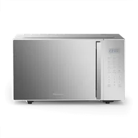 Hisense Microwave 30L 700W Solo Digital Touch Display, 6 Levels, Mirror Finish Silver H30MOMS9H
