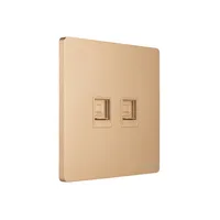 Tronic Gold - 2 Gang Data Socket