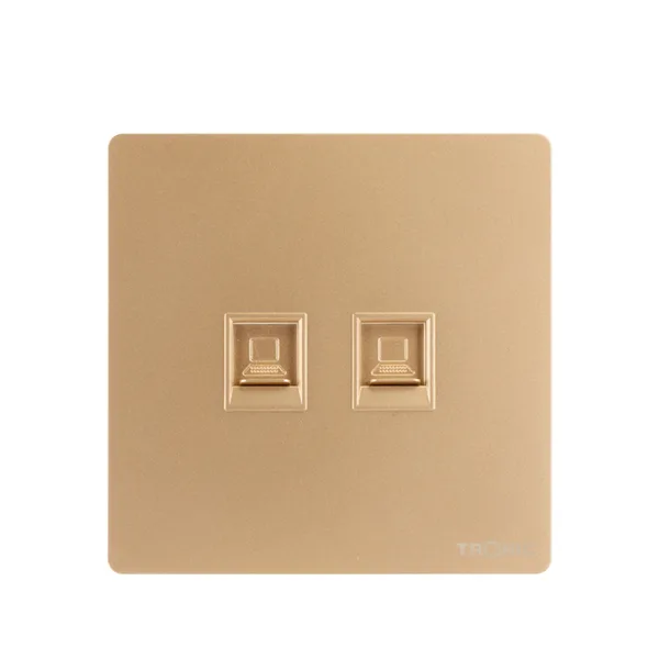 Tronic Gold - 2 Gang Data Socket