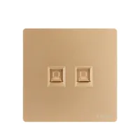 Tronic Gold - 2 Gang Data Socket