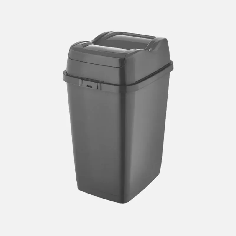 Dunya Dustbin Easy 50L Plastic Swing 09715 Multi Color