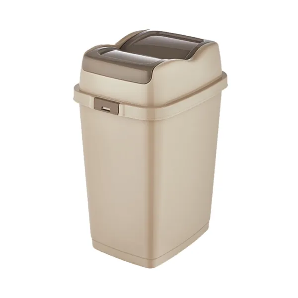 Dunya Dustbin Easy 50L Plastic Swing 09715 Multi Color