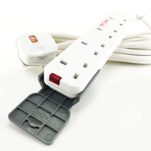 Tronic 4 Way Extension Socket with 10 Metre Cable
