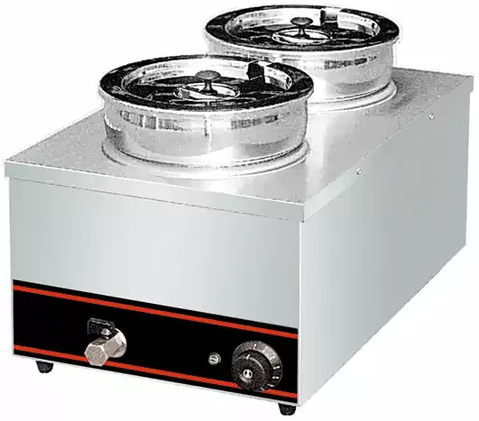 Commercial Bain Marie 2-Pot Food Warmer HB-M2