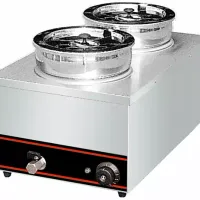 Commercial Bain Marie 2-Pot Food Warmer HB-M2