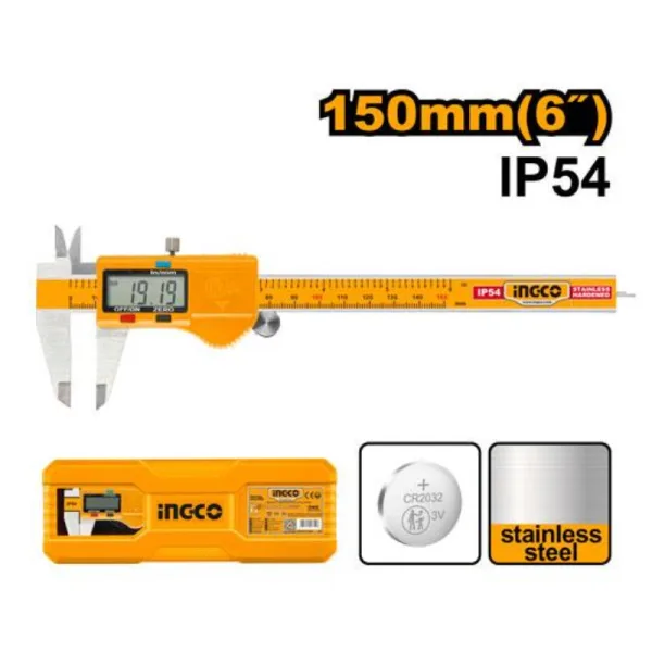 Ingco Digital Vernier Caliper - 6" (150mm), HDCD28150.