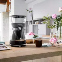 Delonghi Drip Coffee Maker 1.25L Glass Jug, 10 Cups, 1800W, Water Dispenser, Warming Plate ICM17210