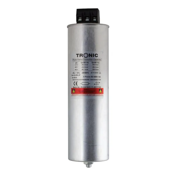 Tronic Capacitor Cylindrical 25KVAR