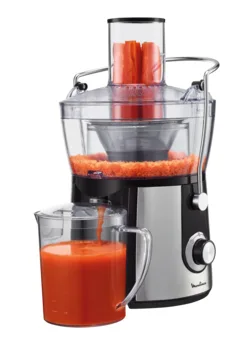Moulinex Juice Extractor 800W 2L 75MM Chute 2 Speeds JU550D27