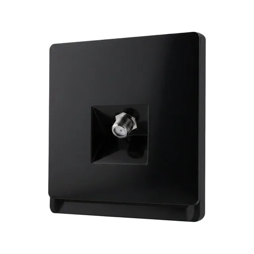 Tronic IEC Female TV Socket - Black Finish